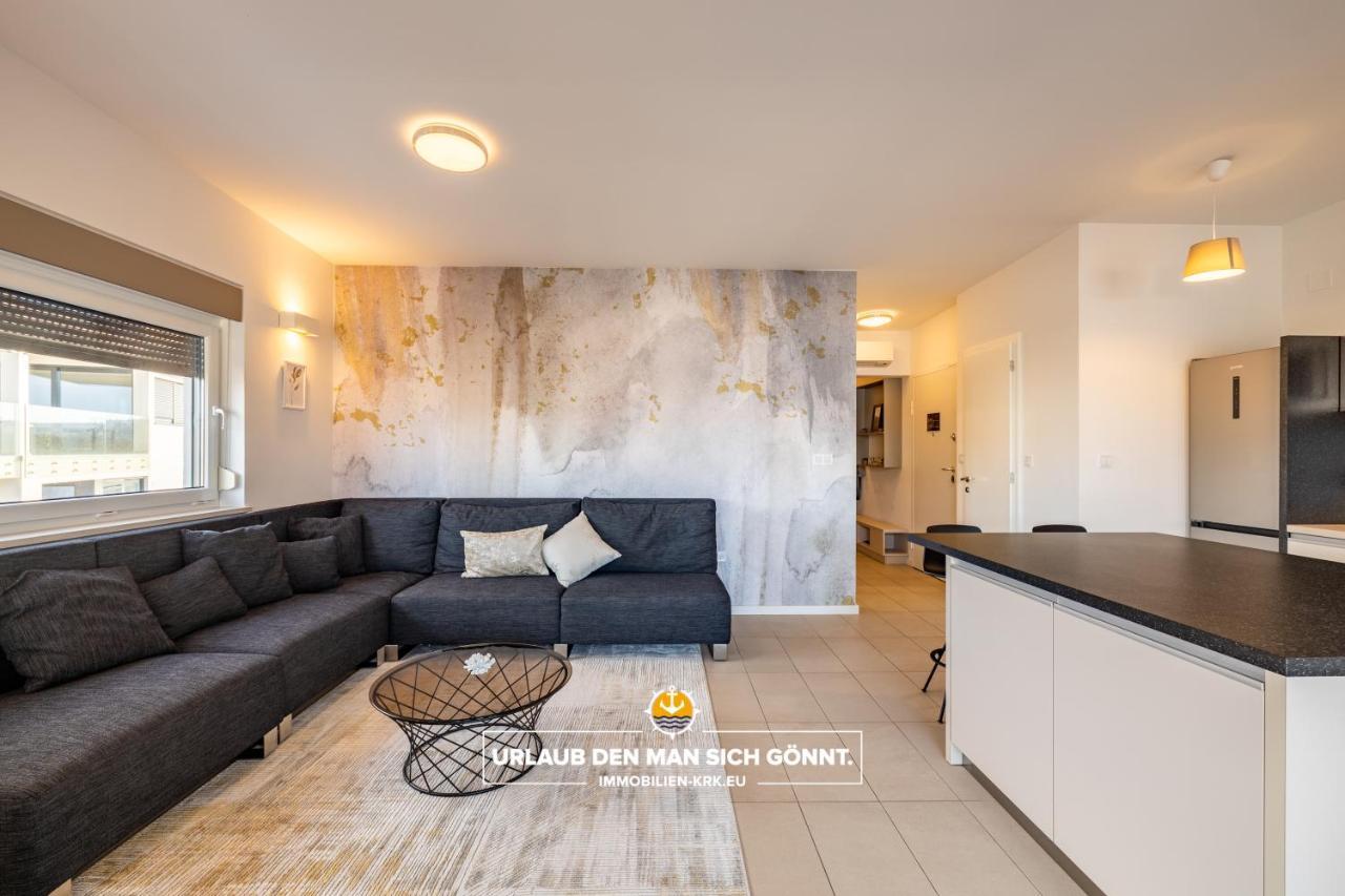 Penthouse Panorama Deluxe In Malinska Lejlighed Eksteriør billede