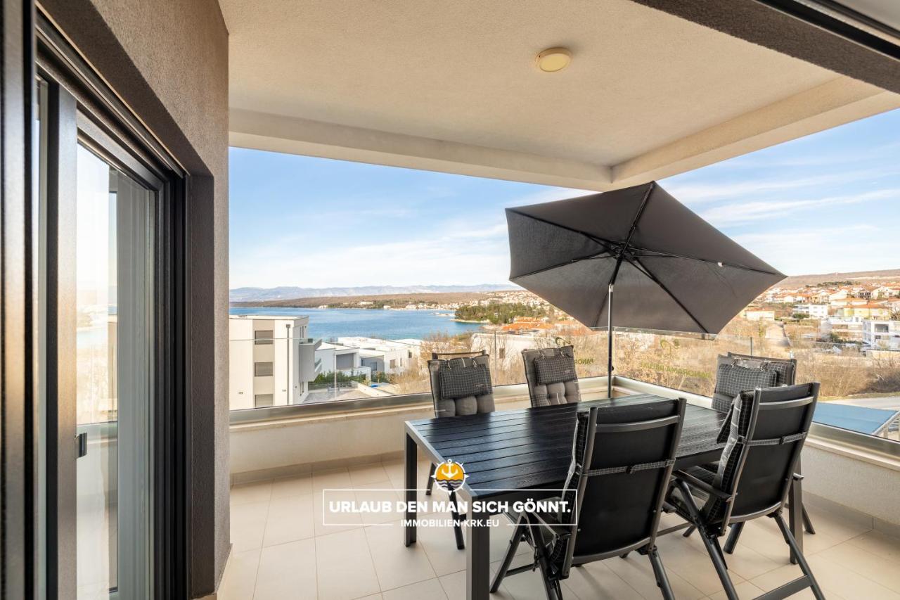 Penthouse Panorama Deluxe In Malinska Lejlighed Eksteriør billede