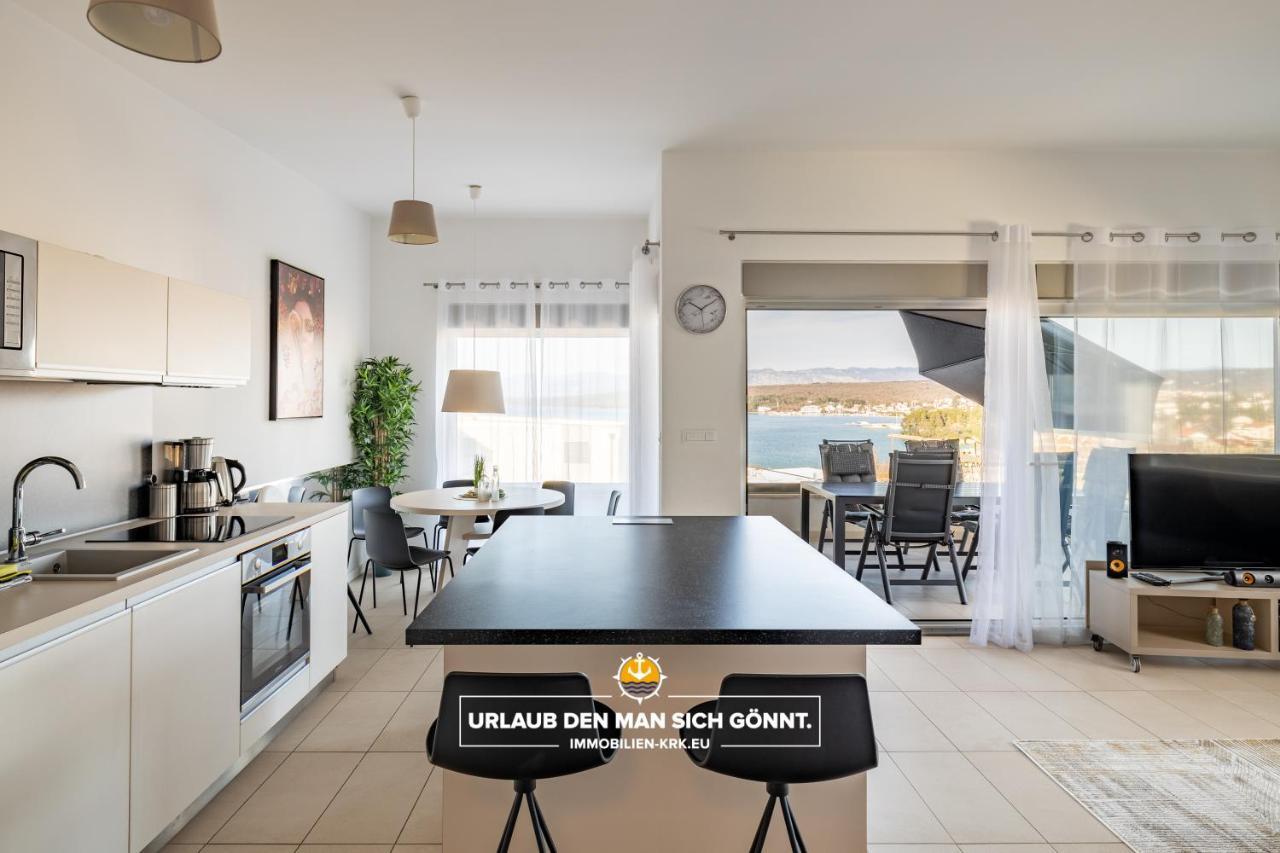 Penthouse Panorama Deluxe In Malinska Lejlighed Eksteriør billede