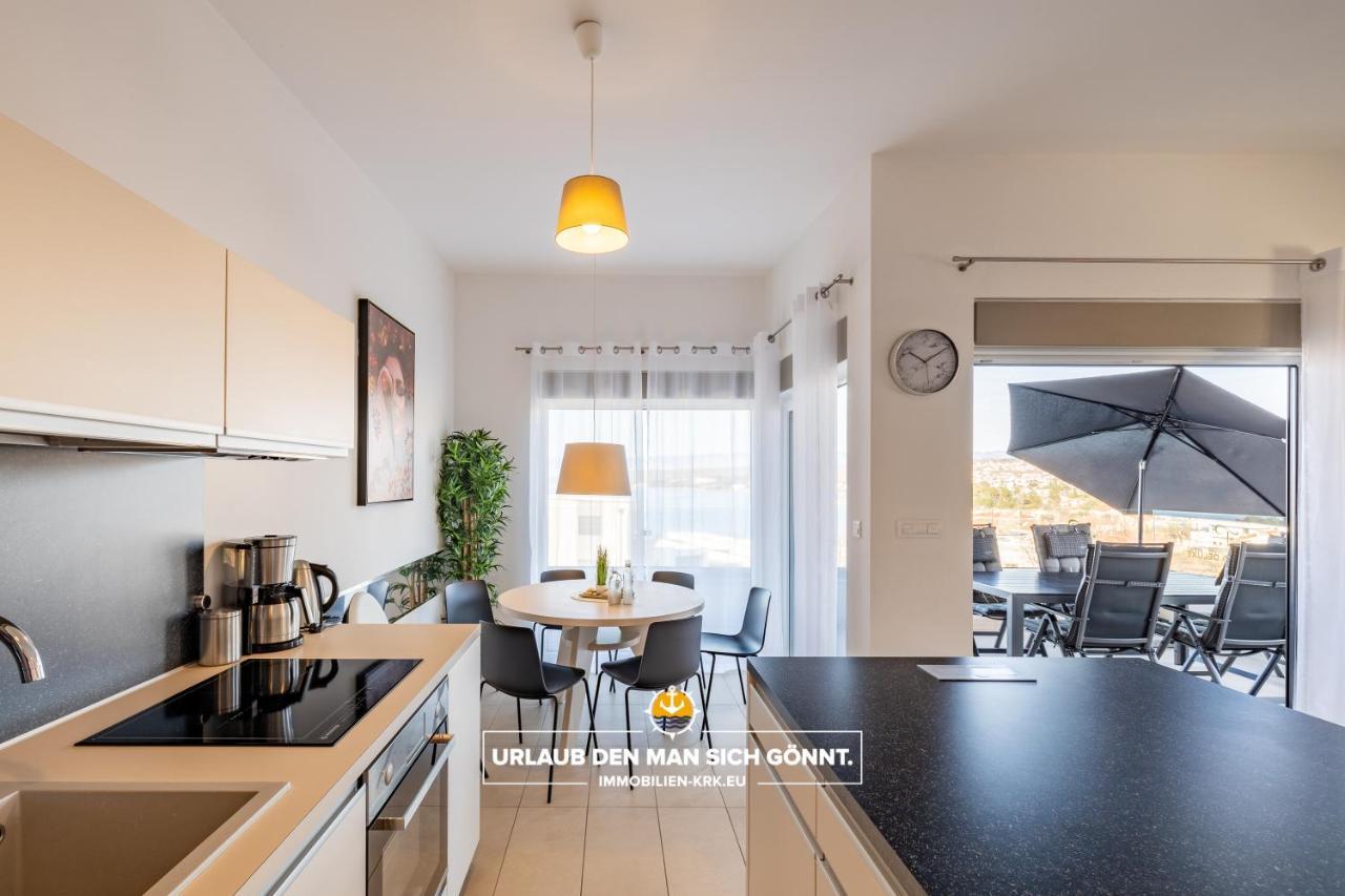 Penthouse Panorama Deluxe In Malinska Lejlighed Eksteriør billede