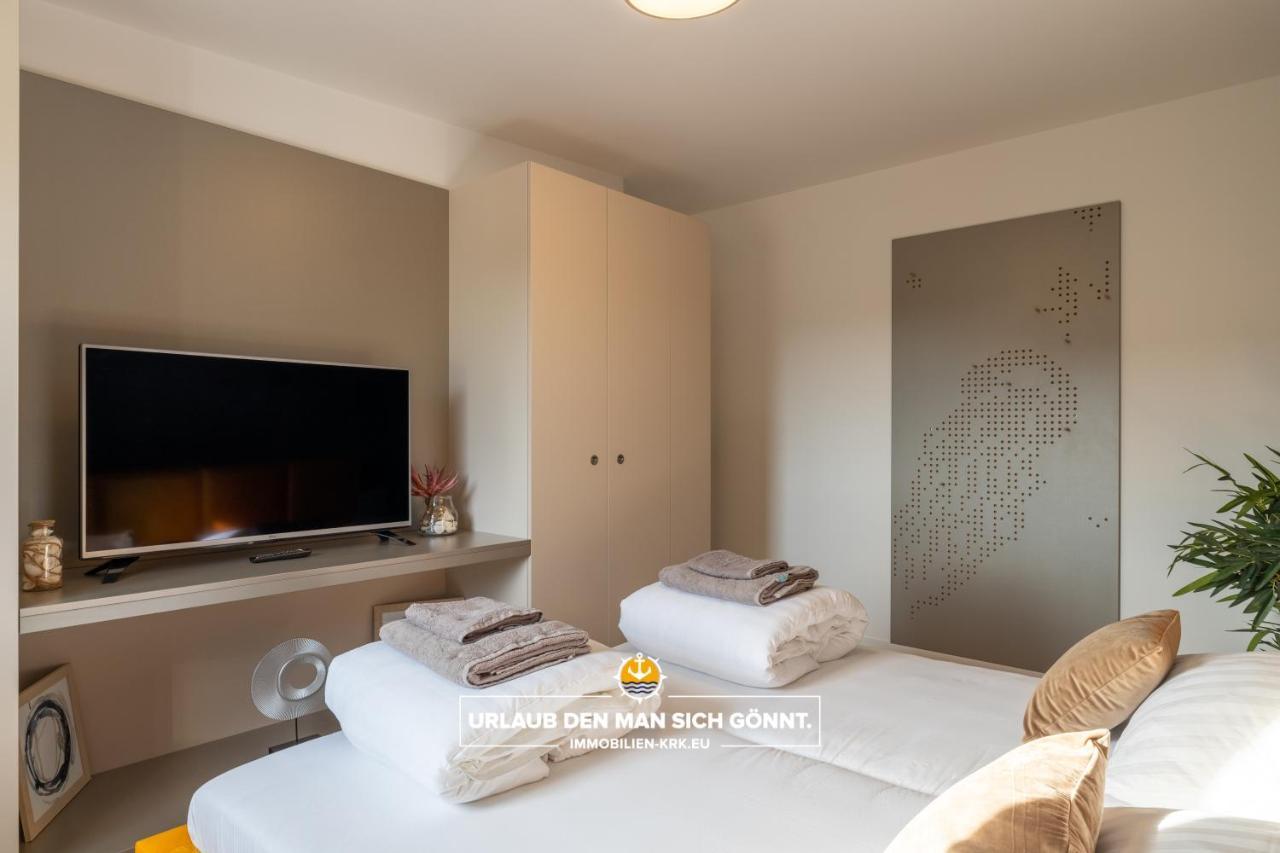 Penthouse Panorama Deluxe In Malinska Lejlighed Eksteriør billede