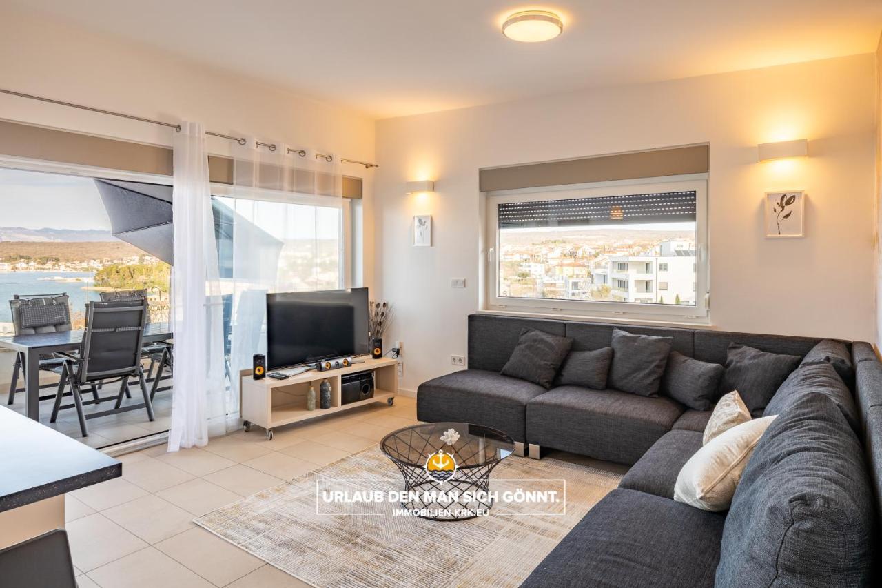 Penthouse Panorama Deluxe In Malinska Lejlighed Eksteriør billede
