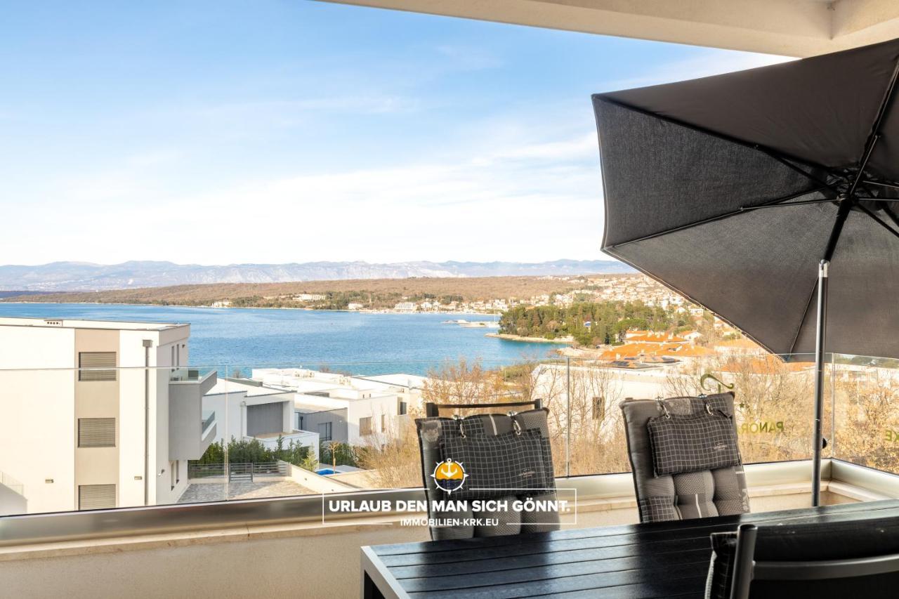 Penthouse Panorama Deluxe In Malinska Lejlighed Eksteriør billede